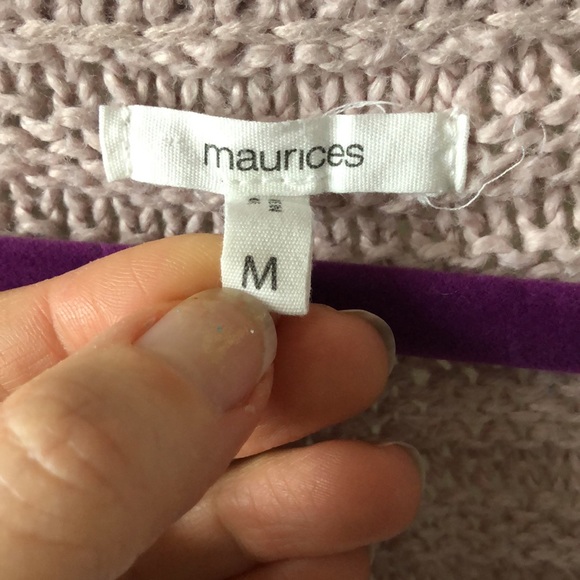 Maurice Pale Pink Cardigan Sweater - Picture 2 of 5